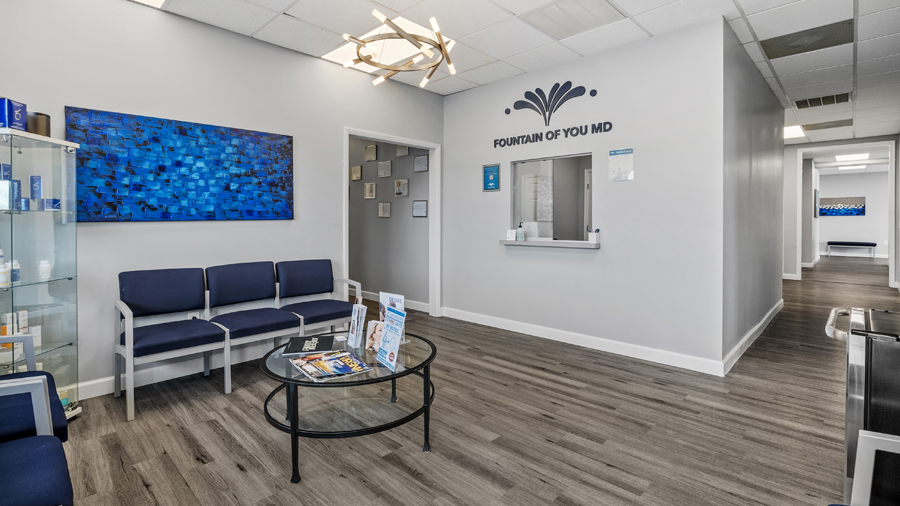 Fountain of You MD Virginia Beach Lobby