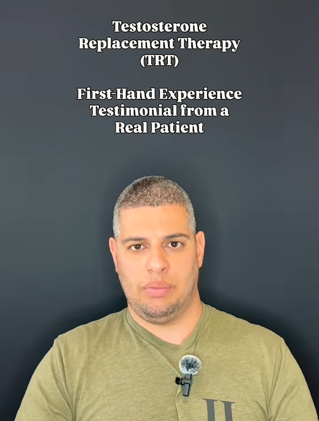 Fountain of You MD TRT patient testimonial video thumbnail