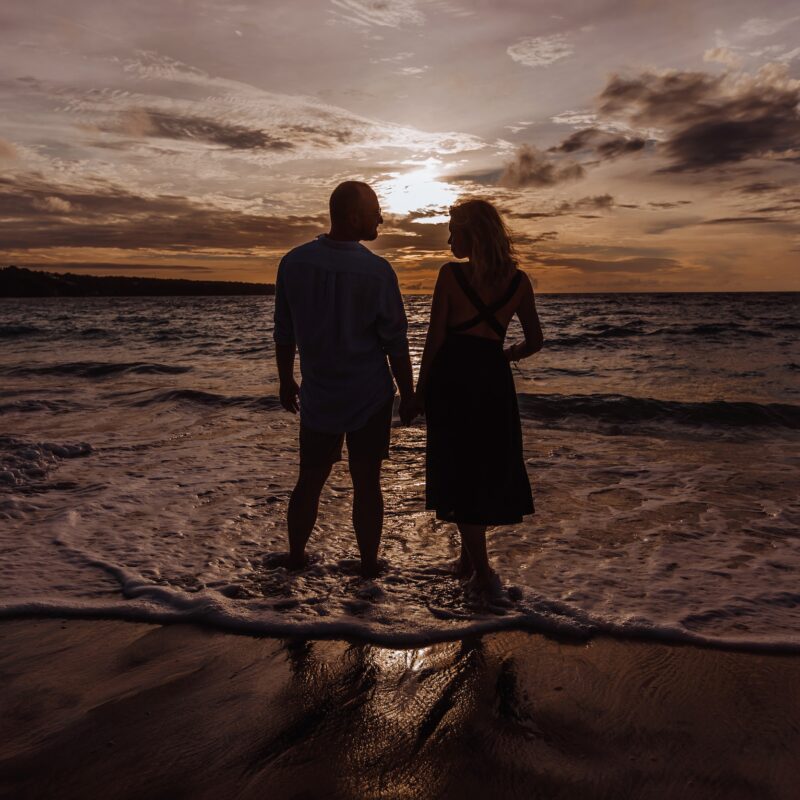 Man and woman at the beach